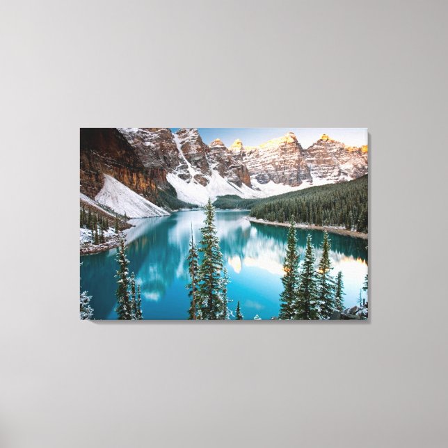 Majestic Mountain View Canvas Print (Front)