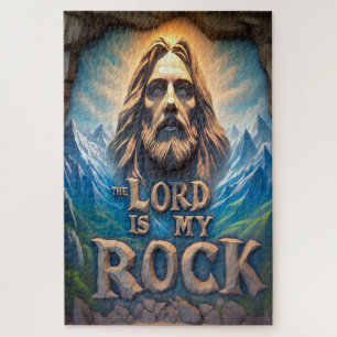 Majestic Mountains: The Lord Is My Rock Jigsaw Puzzle
