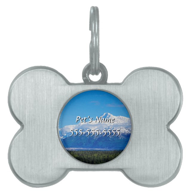Majestic Mt McKinley Pet Tag (Front)