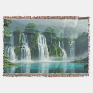 Majestic Multi-Tiered Waterfall Throw Blanket