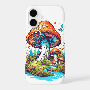 Majestic Mushroom Forest Illustration