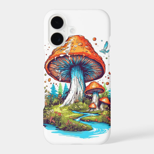 Majestic Mushroom Forest Illustration (Back)