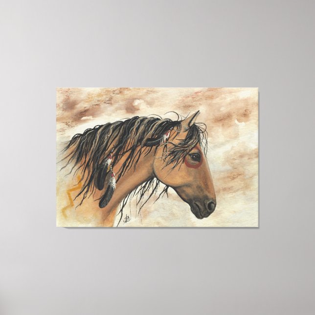 Majestic Mustangs by BiHrLe Canvas Print (Front)