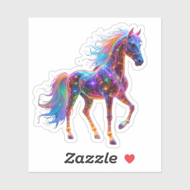 Majestic Neon Horse (Sheet)