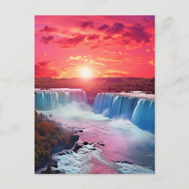 Majestic Niagara Falls #24 Postcard (Front)