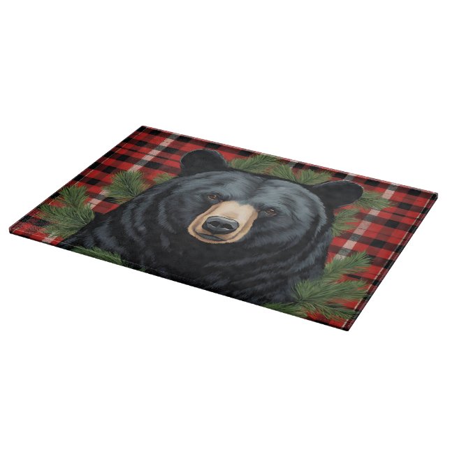 Majestic Northern Black Bear Cutting Board (Corner)