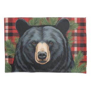 Majestic Northern Black Bear Pillowcase