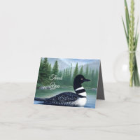 Majestic Northern Wilderness Loon 