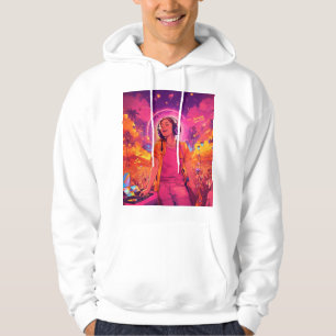 Majestic of a DJ with raised hands T-Shirt Hoodie