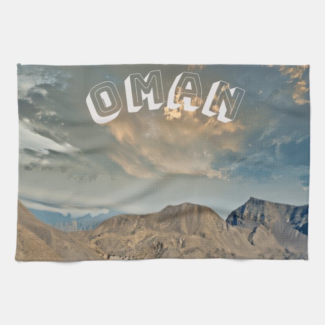 Majestic Oman Tea Towel (Horizontal)