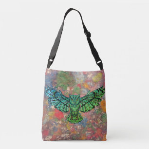 Majestic owl tote