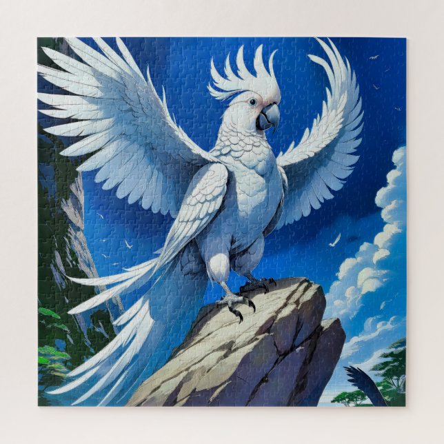 Majestic Parrot  Jigsaw Puzzle (Vertical)