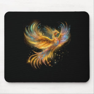 Majestic Pcute Ss Cute Ssnix Rising - Fiery Mythic Mouse Pad