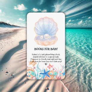 Majestic Pearl Under the Sea Baby Shower Enclosure Card