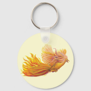 Majestic Phoenix Bird Key Ring