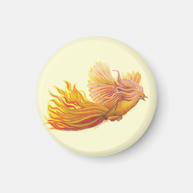 Majestic Phoenix Bird  Magnet (Front)