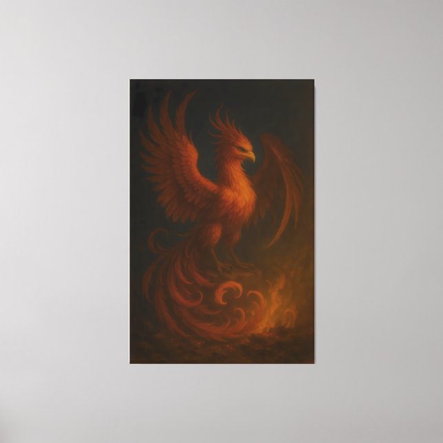 Majestic Phoenix • Fine Art Canvas (Front)