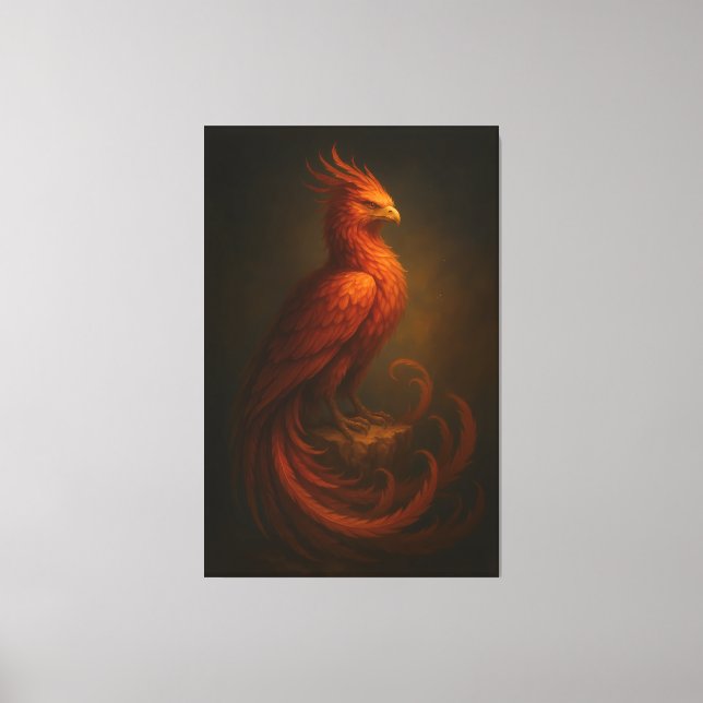 Majestic Phoenix • Fine Art Canvas (Front)