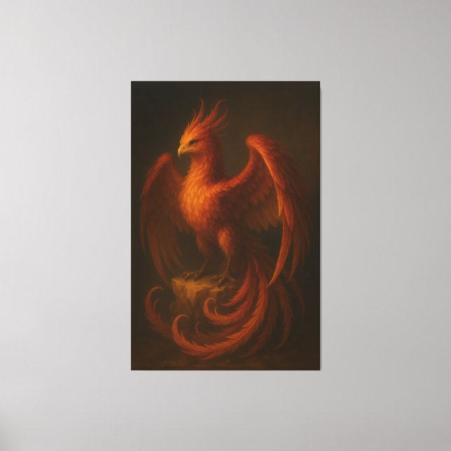 Majestic Phoenix • Fine Art Canvas (Front)