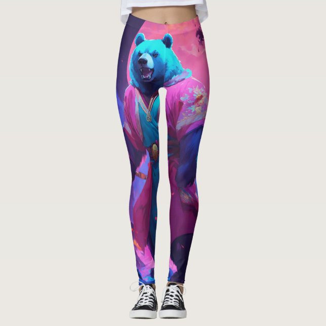 Majestic Polar Bear Leggings (Front)