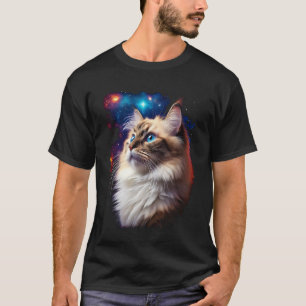 Majestic Ragdoll Cat in Space u2013 Kids & Adult K T-Shirt