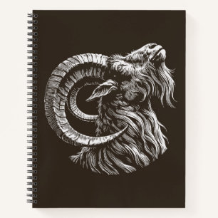 Majestic Ram - Fierce and Noble Notebook