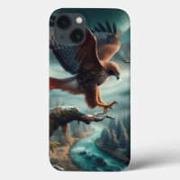 Majestic Red-Tailed Hawk Soaring