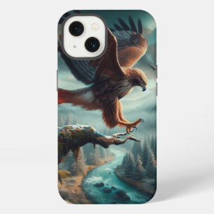 Majestic Red-Tailed Hawk Soaring iPhone 13 Case