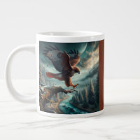 Majestic Red-Tailed Hawk Soaring