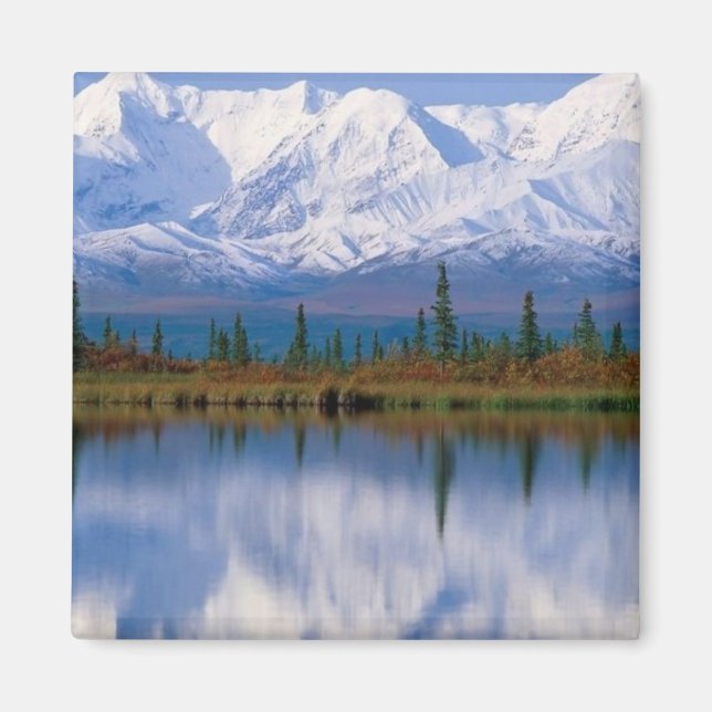 Majestic Reflections, Alaska Magnet (Front)