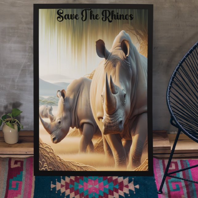 Majestic Rhinos: A Fields Grace Poster (Creator Uploaded)