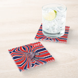 Majestic Roar Glass Coaster