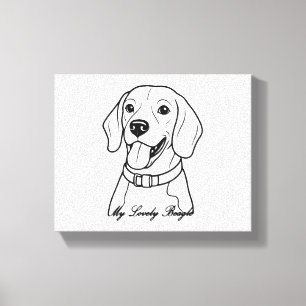 Majestic Rottweiler Dog Art Canvas Print