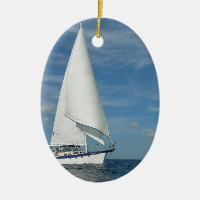 Majestic Sail Ornament (Front)