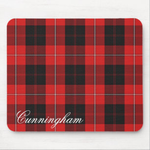 Majestic Scottish Clan Cunningham Tartan Mouse Pad
