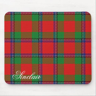 Majestic Scottish Clan Sinclair Tartan Mouse Pad