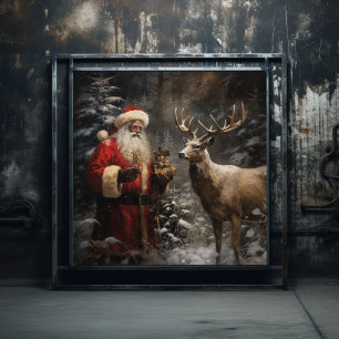 "Majestic Serenity: African American Santa (4) Poster