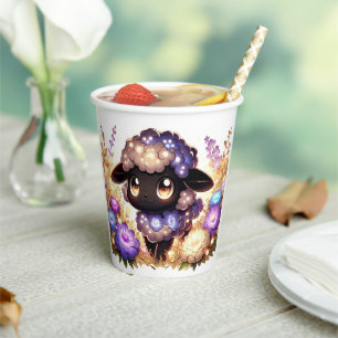 Majestic Sheep Baby Shower Paper Cups