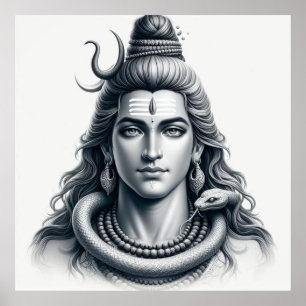 Majestic Shiva – The Cosmic Protector Poster