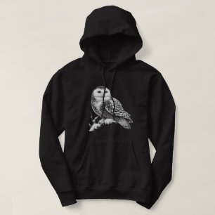 Majestic Snowy Owl Perched Hoodie