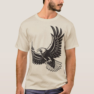Majestic Soaring Eagle Apex Predator Graphic T-Shi T-Shirt