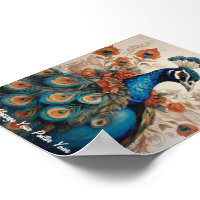 Majestic Splendour: The Boho Peacock