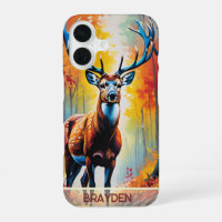Majestic Stag Amidst Autumn Splendour