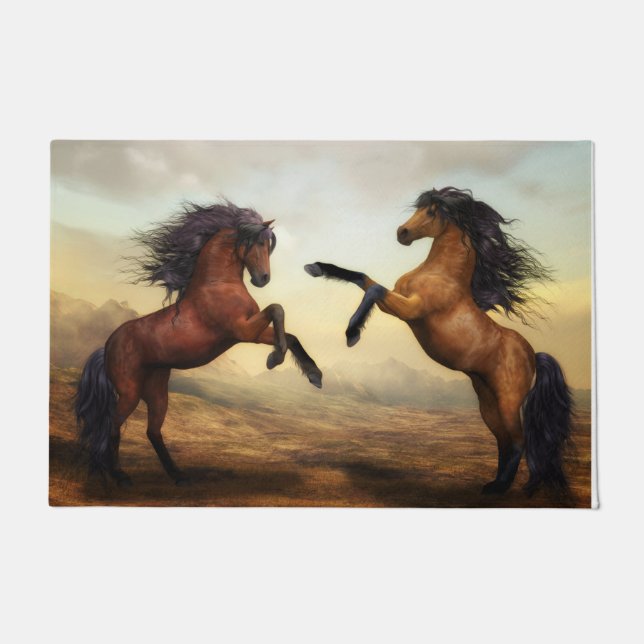 Majestic Stallions Doormat (Front)