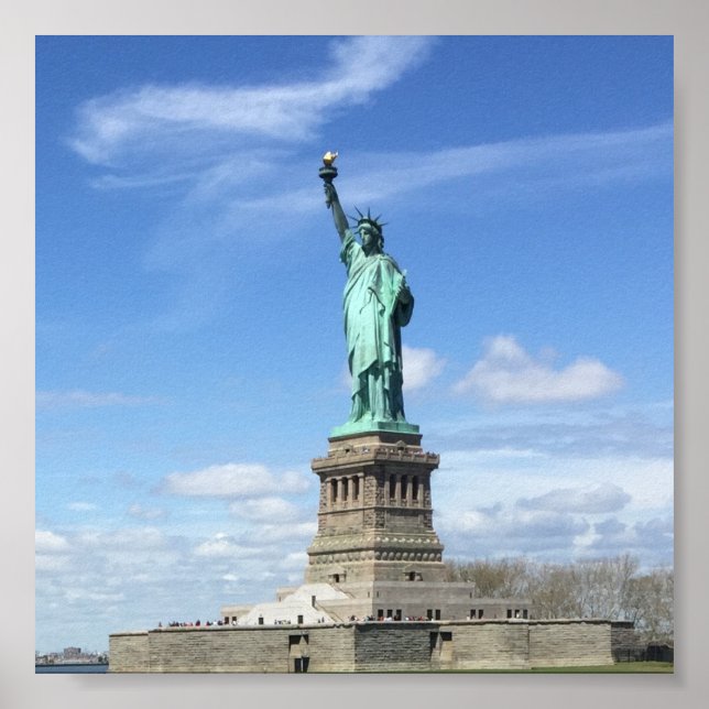 Majestic Statue of Liberty Poster (Front)