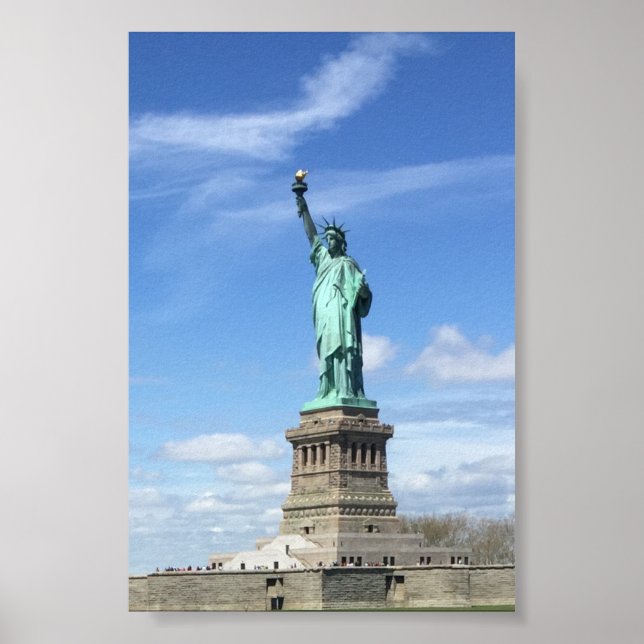 Majestic Statue of Liberty Poster (Front)