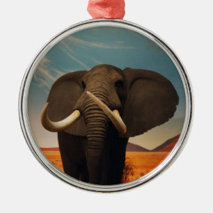 Majestic Stature Metal Tree Decoration