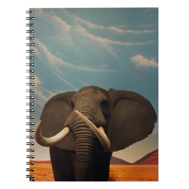Majestic Stature Spiral Notebook (Front)