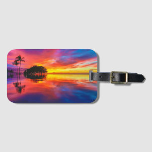 Majestic Sunset Wailea Beach, Maui, Hawaii Luggage Tag