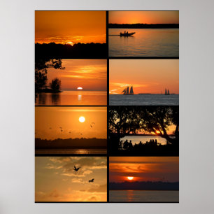 Majestic Sunsets Poster